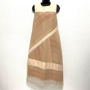 Collectiva Concepcion Woman Classy Peach Lace Dress Size 8